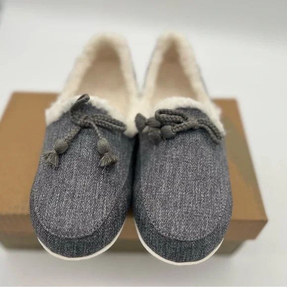 Total Support Orthotic Cozy Gray Slippers Women  Sz6 - Picture 2 of 7